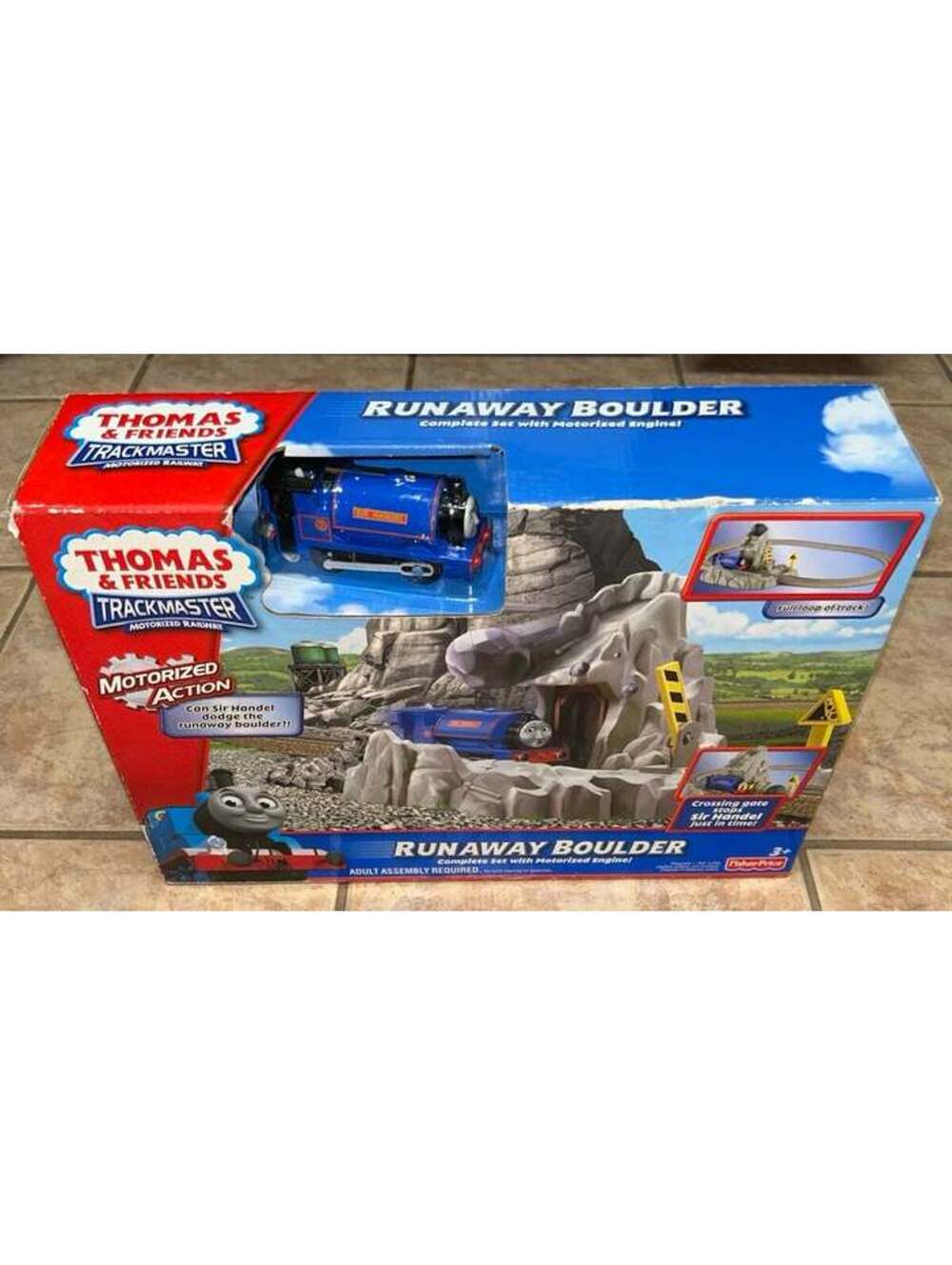 Thomas & Friends TrackMaster Runaway Boulder Set Sir Handel NEW Retired